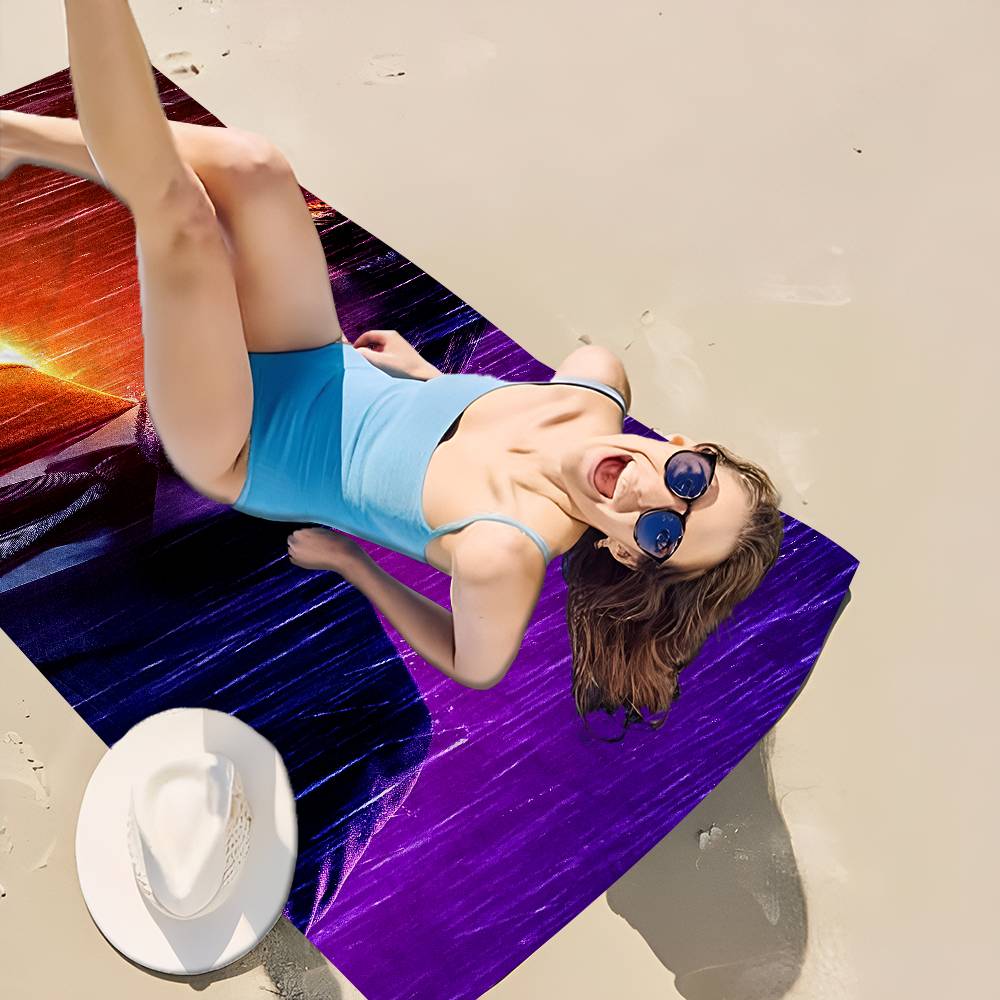 Classic J-john Movie W-wick Big Microfiber Beach Towels Quick Dry Towel Sand Beach Towels Pool Towel for Travel Swim Pool Yoga