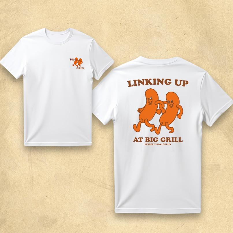 

Big Grill x Hephee “Linking Up at Big Grill” TShirt Unisex Official Collaborat Unisex T-Shirt M