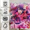 Oshi No Ko Anime Ai Hoshino Einfacher Badezimmer-Duschvorhang Abschirmungstrennwand Duschvorhang Schnelltrocknend Abwaschbar Leicht