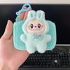 Labubu Full body ragbag bunny square plush coin purse portable card holder carry-on mini bag CLE