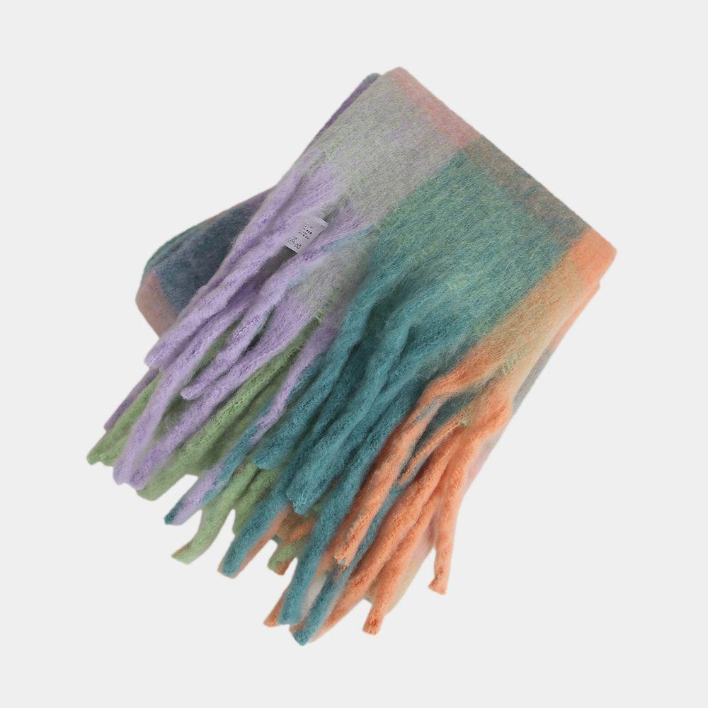 Heavy Wool Fringe Muffler HPAAME1103
