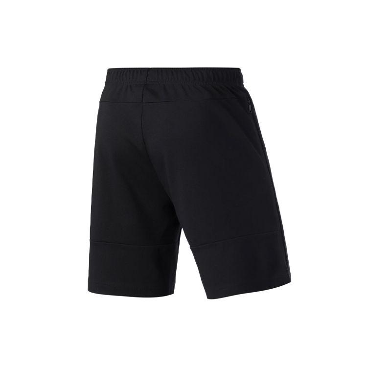 Li Ning Training Series Letter Print Training Running Shorts Men Shorts Black AKSR115-1