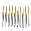 10 Stück Beschichtung Gewindebohrer HSS Hohe Härte Maschinengewindeschneiden Gewindebohrer M1.6 x 0.35