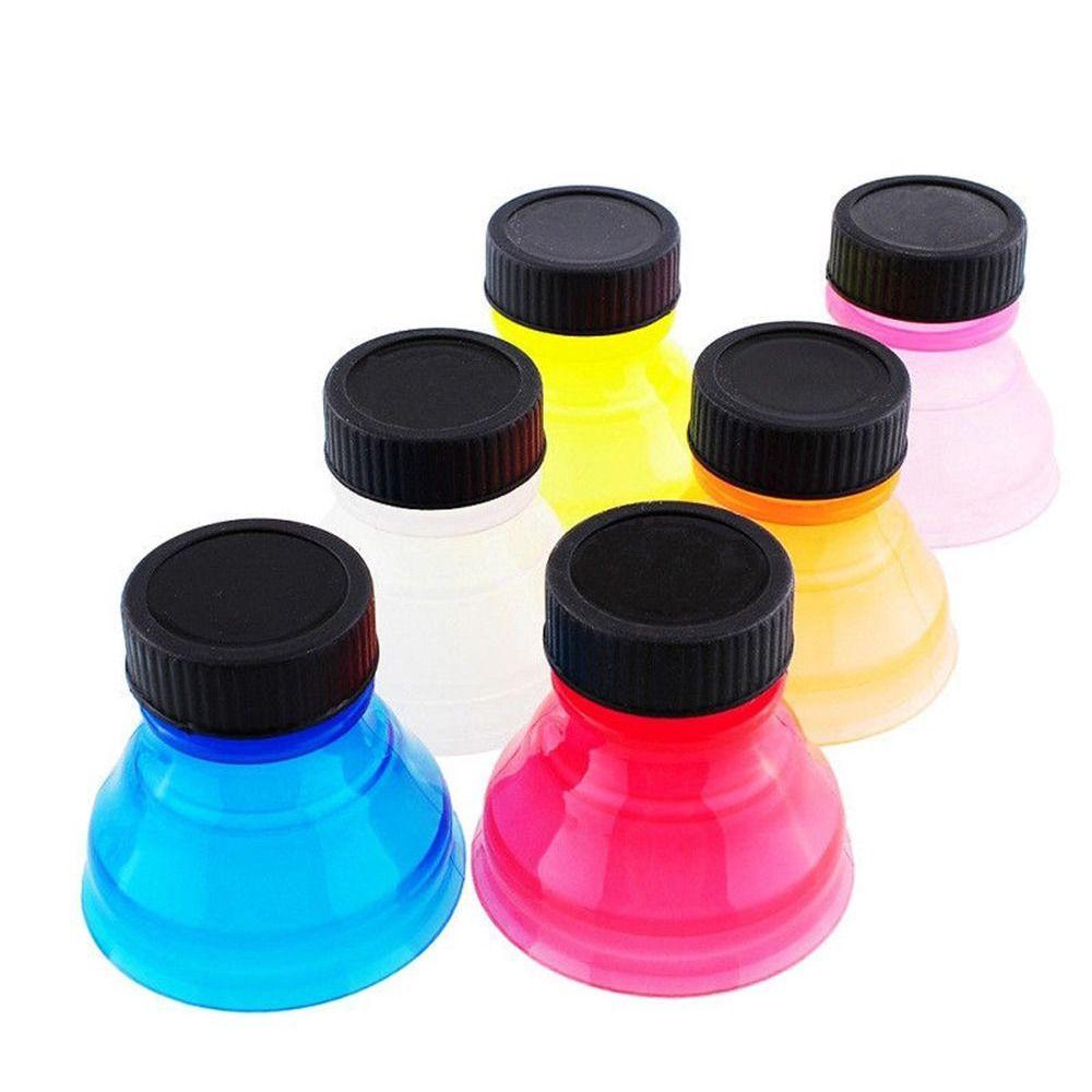 6pcs Beer Water Dispenser Lid Protector Soda Saver Bottle Top Can Cap Caps Cover