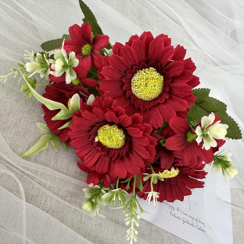 Chrysanthemum Fake Morifolium For Home Interior Table Wedding Photography And