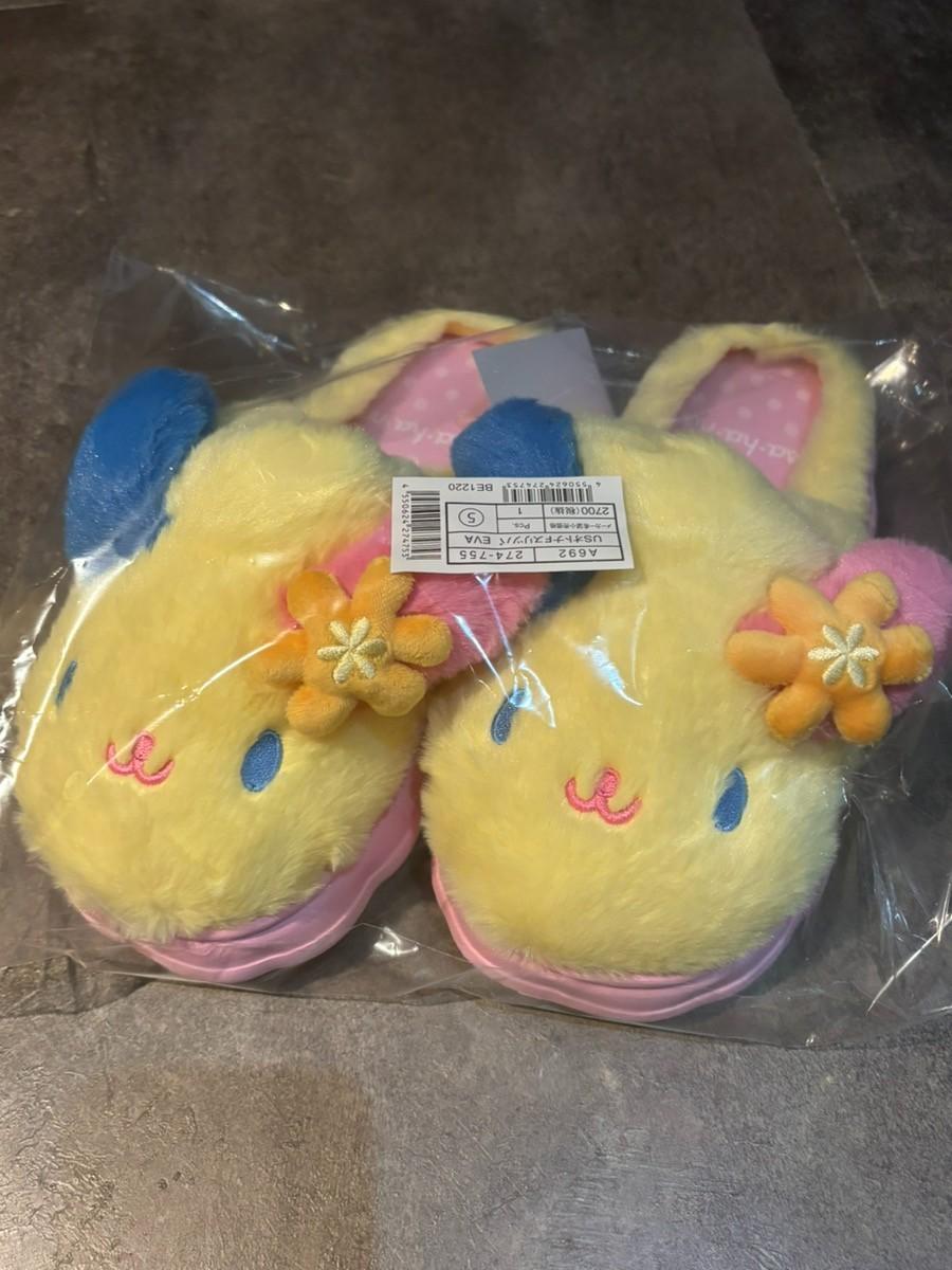 Тапочки Sanrio Usahana в форме мордочки, комнатная обувь, милые, каваий, лимитированная серия из Японии