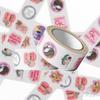 500Pcs/Roll Happy Women's Day Kids Rewards Stickers - DIY Scrapbooks Album Decor Sealing Label Decals