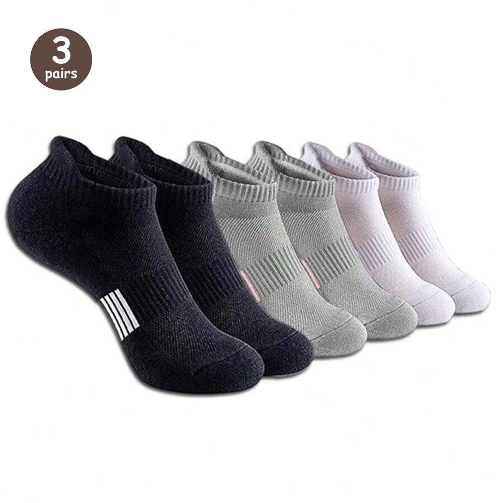 5 Pairs Men's Socks High-Quality Spring and AutumnThickened Breathable Boat Socks Low Cut Shallow Mouth Socks Men's Casual Socks