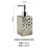 Ceramic electroplating distribution bottle hotel club press bottle shampoo and shower gel  shampoo dispenser soap dispenser