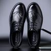 2025 New Men's Business Leather Shoes with High-end Feel Made of Genuine Leather Men's Toe Laye Cowhide Formal Leather Shoes Men's Summer
