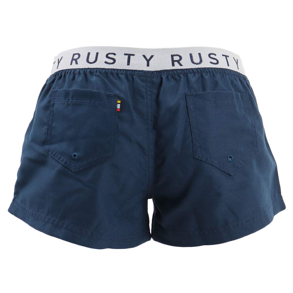 Rusty Board Simple for Marine Sports and Size Size L Women's Shorts, Design, Leisure, 938400, Navy,