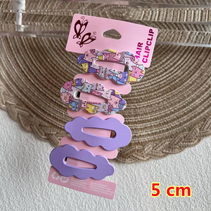 Kawaii Printed BB Clips Hairpins Set Women Children Girls Kid Hair Pins Barrettes Accessories Hairgrips Headdress Ornaments