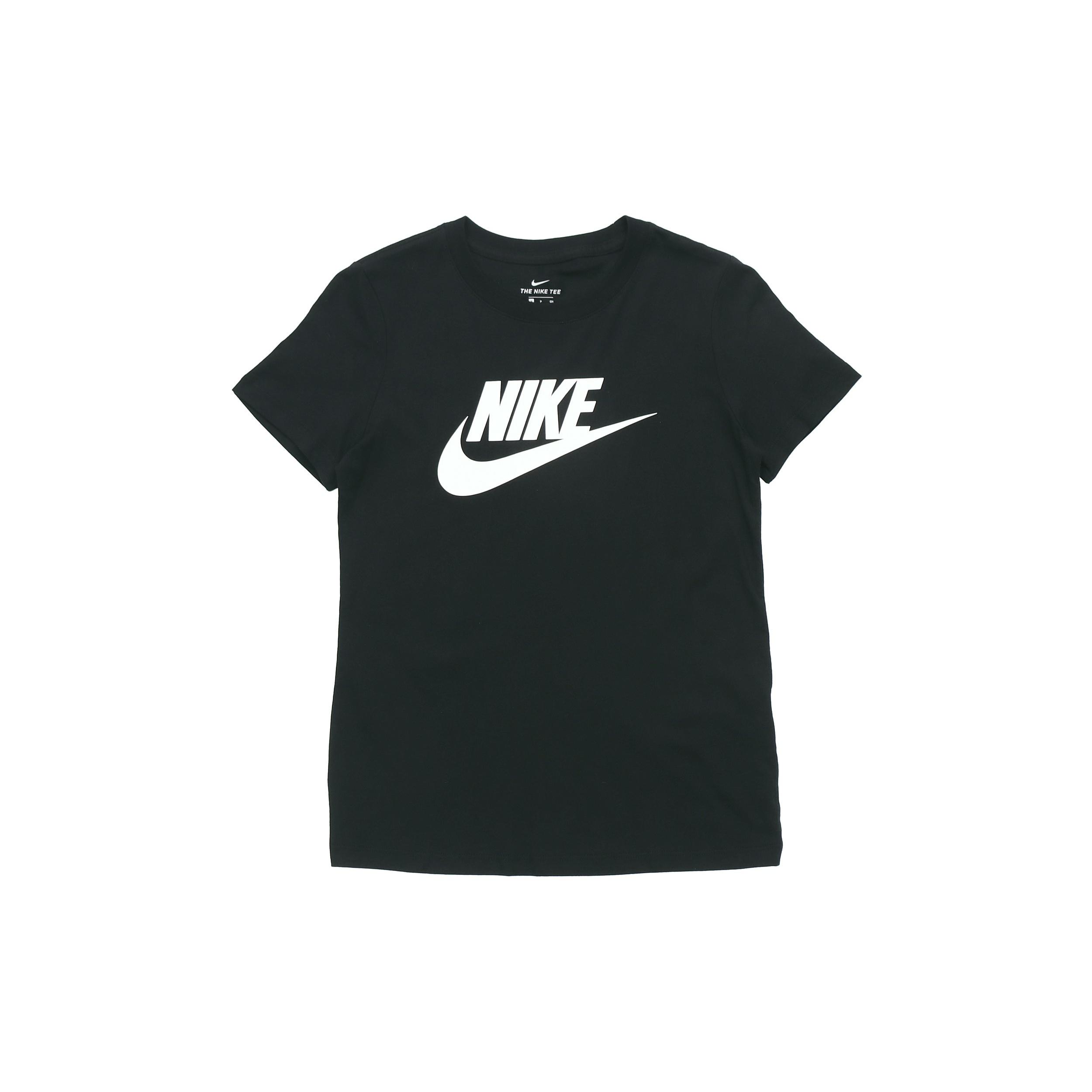 (WMNS) Nike AS W Nike Sportswear Tee ESSNTL ICON FUTUR Black Women s BV6170-010 S