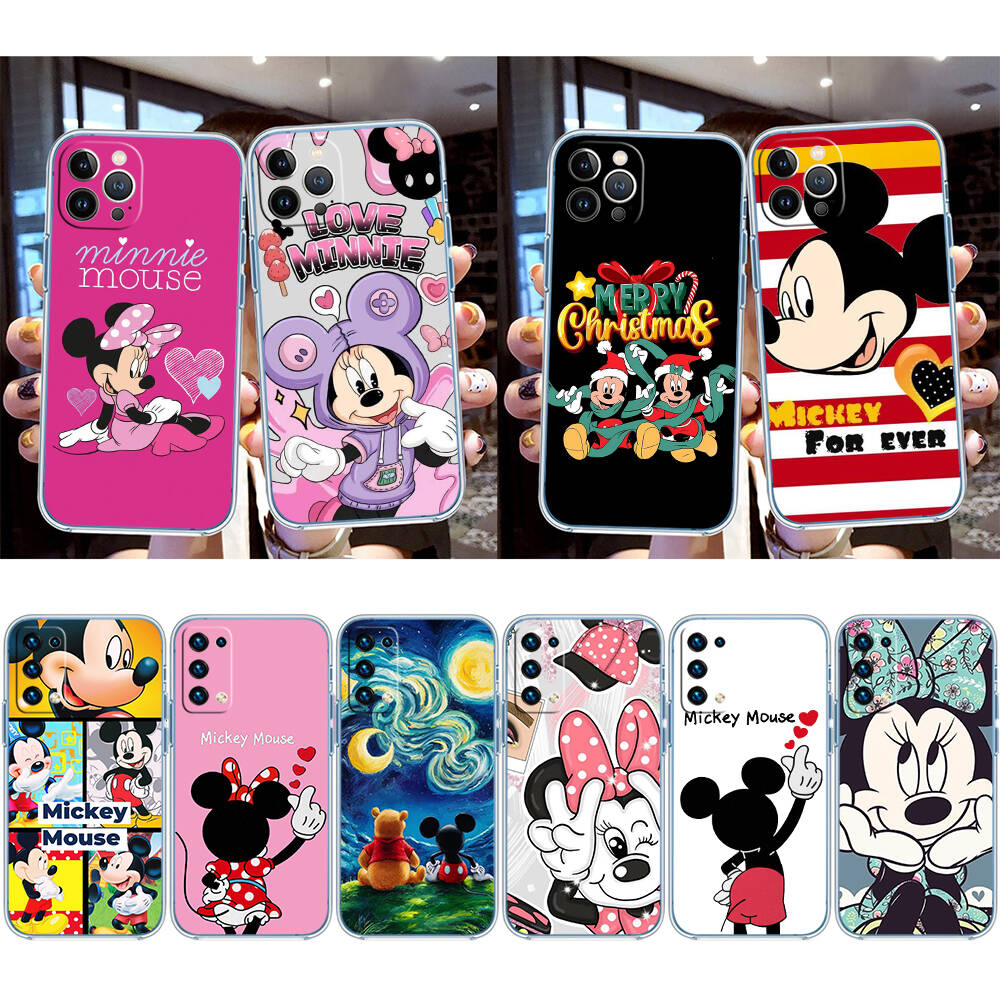 Mickey Minnie Mouse Case for Motorola E7 E22 E20 E13 E15 E22S E30 E40 G10 G20 G04 G22 G23 G05 G75 G35 G55 G6 G7 G8 G9 Plus Power Play