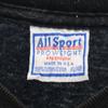 ALL SPORTS 90s Made In USA Old Short Sleeve T-shirt XL Black Men's Used