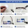 KLASSNUM Frameless Reading Glasses Men Anti Blue Light Computer Magnifying Glasses Anti Fatigue Presbyopic Glasses Optical +1-+4