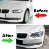 Car Headlight Eyebrows Eyelid Cover Stickers For BMW 3 Series E92 E93 LCI 2010-2012 Glossy black/Carbon Look Body Kit Tuning