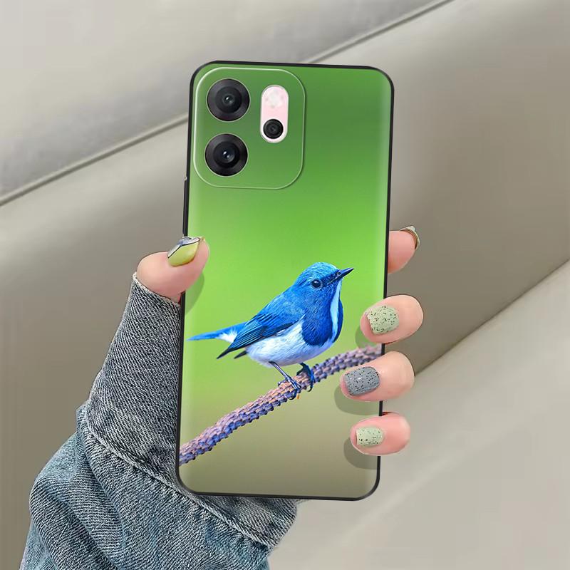 Per OPPO Reno14 F Custodia CPH2743 Cover Morbida in Silicone Gatto Carino Dipinto Protezione Fundas Per OPPO Reno 14F Reno14F Cover Posteriore Borse