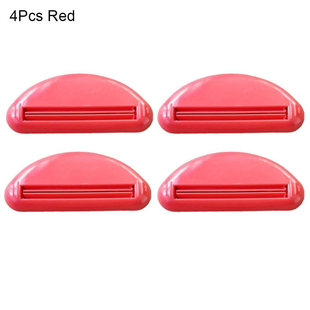 2/4Pcs Durable Multifunctional Toothpaste Squeezer Manual Plastic Toothpaste Tube Clips Squeezing Clamp Bathroom Accessories