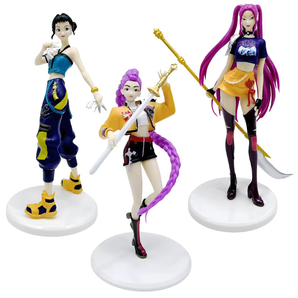 Anime Kpop Demon Hunters Figure Model Toy Cartoon Gaming Peripherals Desk Decoration Collection Figures Model Toys