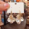 Zircon Flower Pearl Earrings Light Luxury Temperament Earrings Versatile Premium Earrings Women