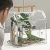 Magnetic Snap Closure Reptile Breeding Box Acrylic Spider Observation Box  Observation