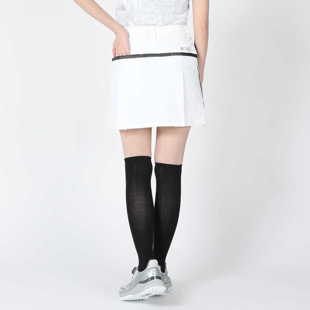 Skirt Cool to the Total Length Golf 2 [New Balance] Women's (COOLEXT touch, Stretchy, 40.0cm) / / 012-3134502 030_White [L]