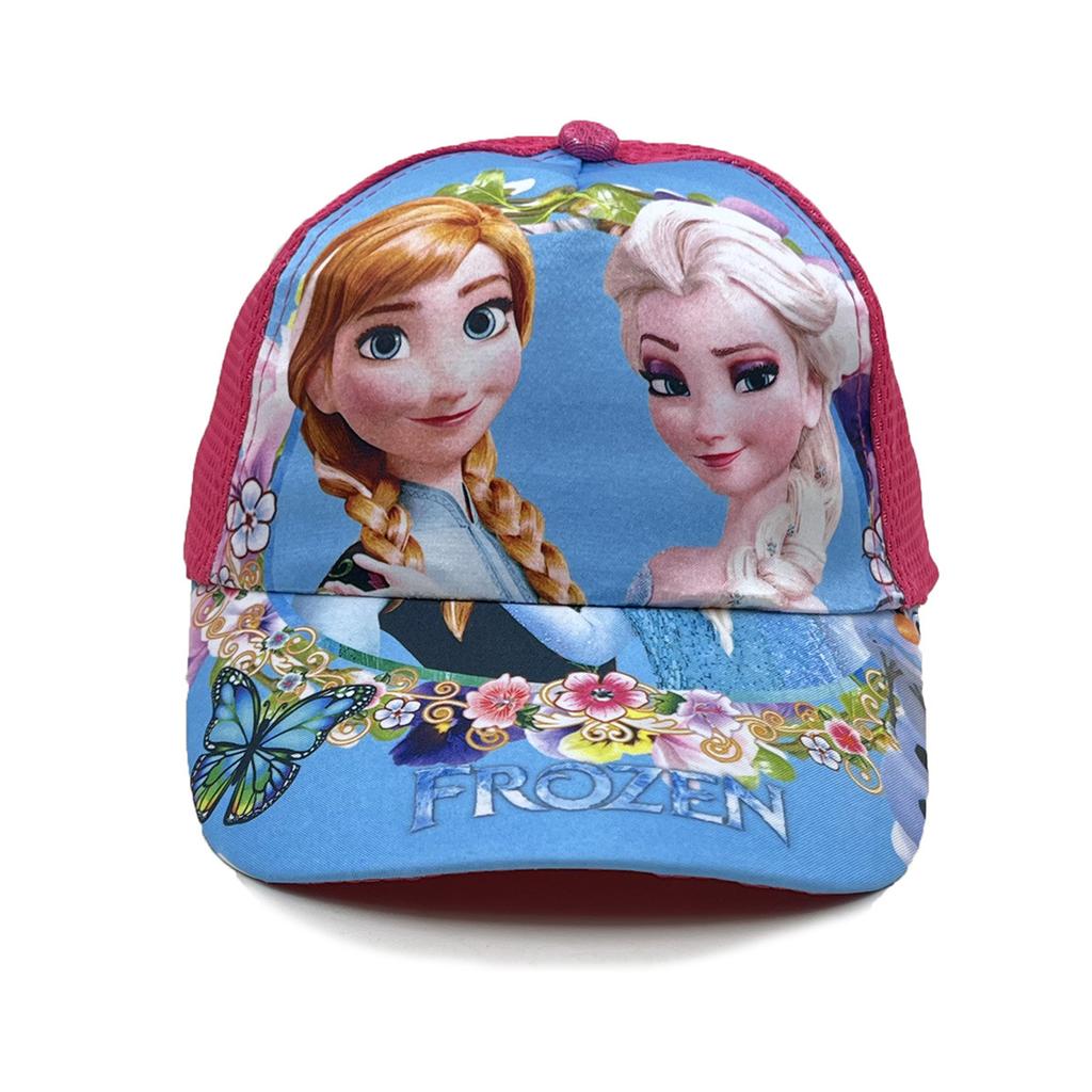 Girl Print Spring Summer Cartoon Baseball Cap Children'S Hat Cap Ice And Snow Anime Character Sun Hat