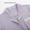 Women's Plus Size Cotton Pajamas - Warm Long Sleeve Lapel Cardigan for Autumn/Winter