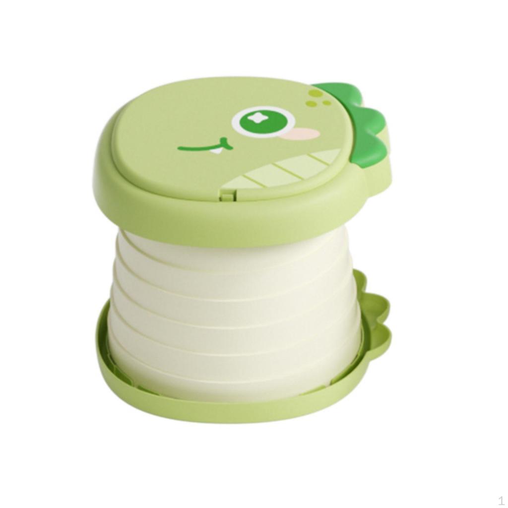 DinosaurThemed Portable Potty | Raised spill Guard, Convenient Carrying Handle, Collapsible Potty,