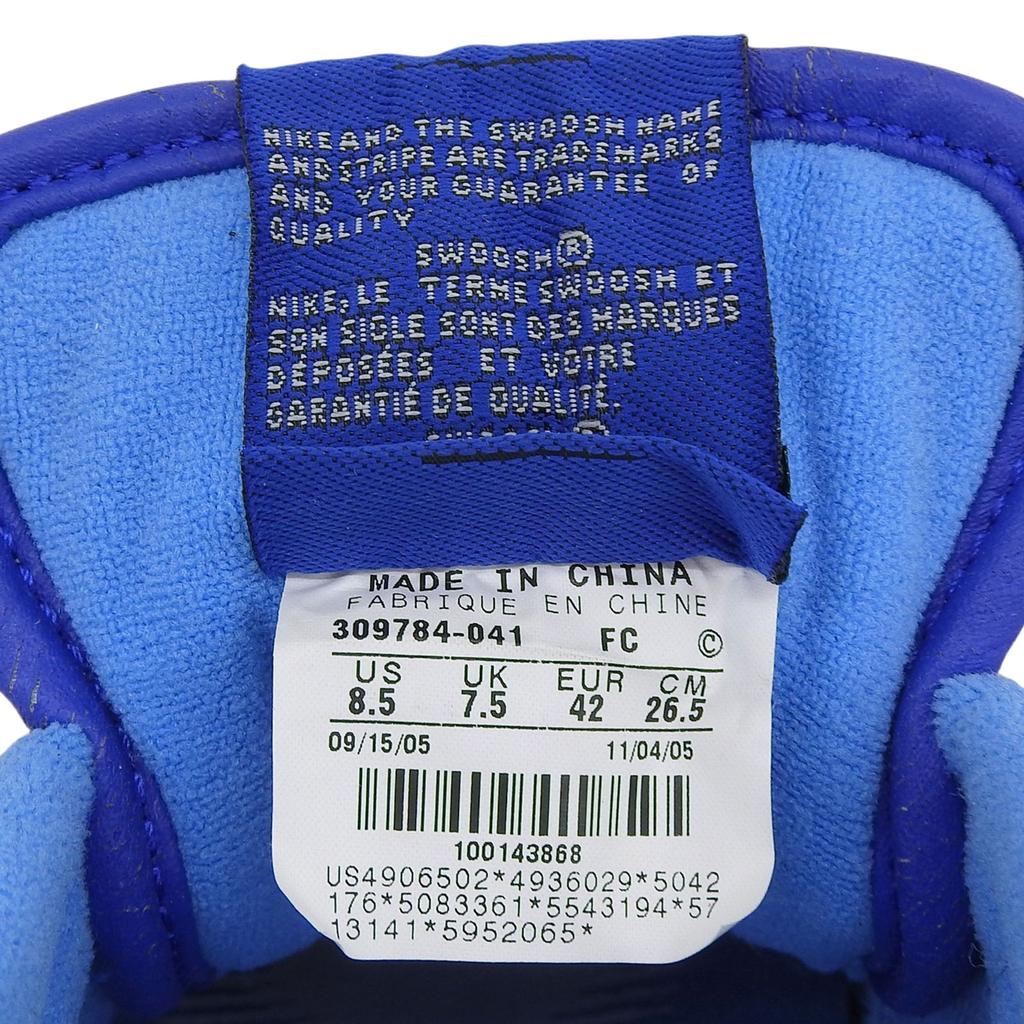 Pristine NIKE Low cut sneakers Zoom Air Delta Force bluer mens 26.5 309784-041 Used