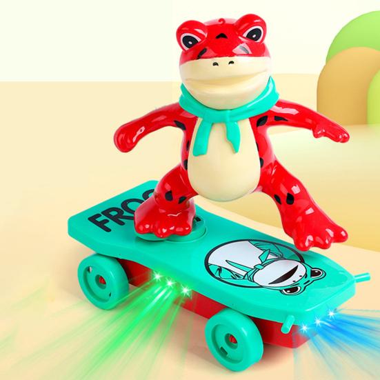 Buy Stunt Scooter Toy with Lights 360-degree Frog Stunt Rotating