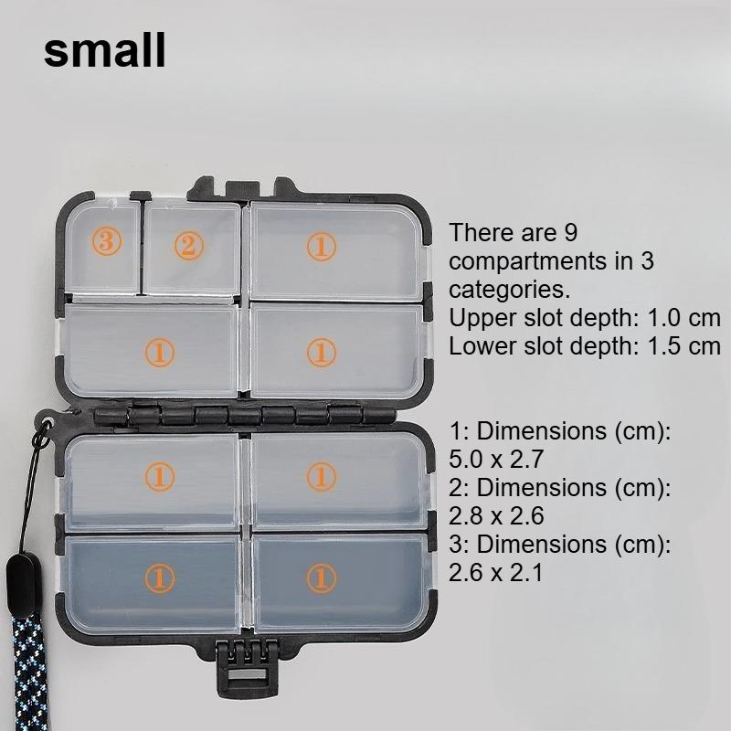 Double Sided Tackle Box Box Fishing Gear Accessory Storage Box Fishing Bait Box Mino Hard Bait Pencil Squid Fake Bait Box