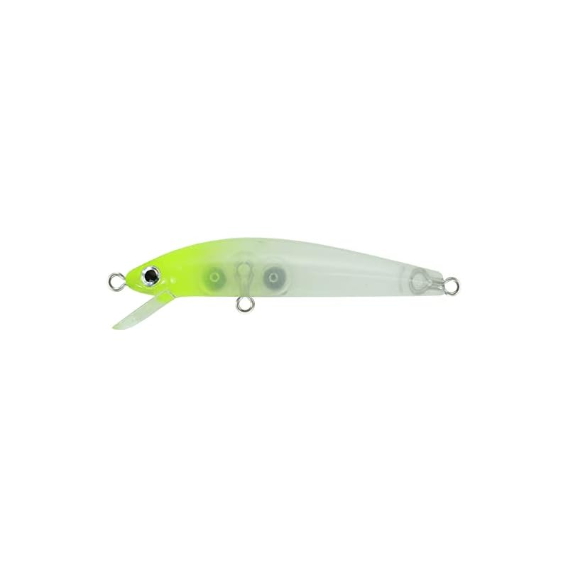 

Bassday sugar minnow 50S salt GG-348 chart head glow