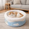 Warm Bathtub Cat Bed Round Cat Sleeping Bag Cat Bed Cave Dog Sleeping Nest  for Cats and Dogs