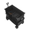 Foldable Double Decker Wagon, 400L Collapsible Wagon Cart with All-Terrain Wheels, Heavy Duty Folding Wagon Cart 350 lbs Weight Capacity for Camping,