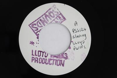 7inch Record LLOYD PARKS - Slaving (Steppers Cut) / Version PSS124 NOT ON LABEL/ P 2017 UK Reggae, Ska & Dub Used