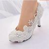 2025New White Wedding Bride Pumps High Heels Elegant Luxury Women Dress Shoes Luxury Woman Sandals Summer Footwear Party