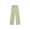 Li Ning Sports Lifestyle Series Brand Logo Embroidered Casual Pants Women Bottoms AYKV896-2