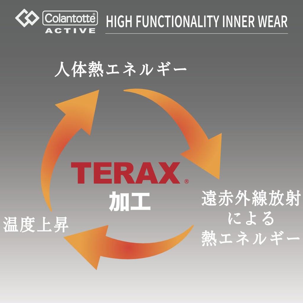 Fukuske Simple [Colantotte: Active] Solid Color 3/4 Sleeve Short Sleeve Inner Top, Promotes Blood Circulation, Women's, Black