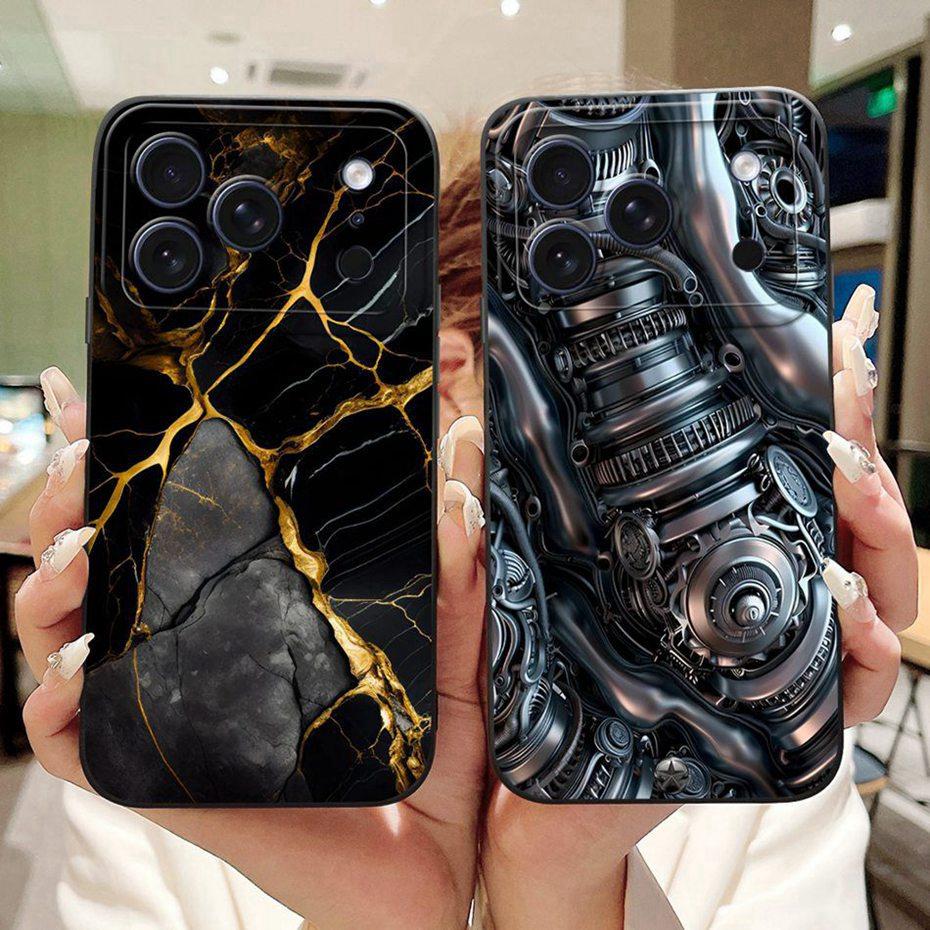 Beautiful Floral Phone Case For iPhone 17 Pro Max 17 Air Soft Silicone Shockproof Cases For iPhone17 17Pro 17Air Cover Bumpers