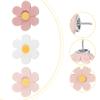 Elegant Flower Thumb Tacks set Flower Pushpins set Flower Shape Push Pins Multiple Use for Cork Boards & Bulletin Boards
