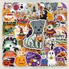 50pcs Halloween Cartoon Graffiti Stickers Decals Suitcase Laptop Computer Water Cup Guitar Decoration DIY Kids Classics Toy