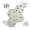 Climbing Wall Cube 4 Grey - Grasps White And Grey