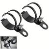 2 Stück Premium ATV Motorrad Blinker Halterungs-Kit Verstellbare Gabelmontage Klemme Halter Blinker Indikatoren Langlebige Konstruktion