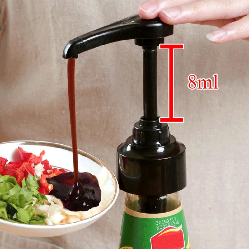 Oil Consumption Press Kitchen Seasoning Press Household Oil Pot Oil Consumption Bottle Pump Head Dosing Squeeze Nozzle