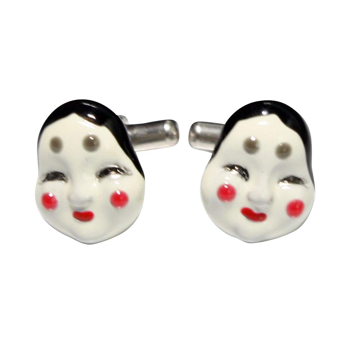 

Мастерская запонок Камакура Запонки Окаме an011 белый