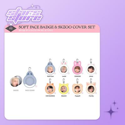 New Merch - 'Do It' POP-UP STORE Soft Face Badge & SKZOO Cover Set