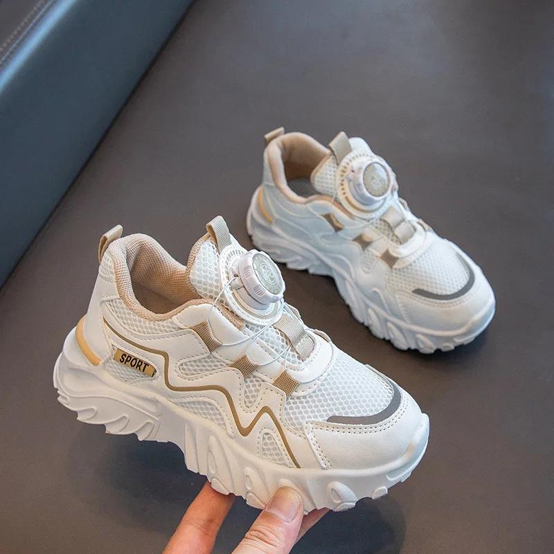 Children Sneakers Unisex Dad's Shoes Baby Boy Trainers Girls Shoes Clunky Sports Tennis Casual Flats Child Infant Footwear