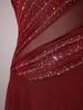 Womens Gymnastics Ballet Lyrical Dance Leotard Dress Rhinestone Embellished Mesh Skirt Dress Modern Contemporary Dance Costume